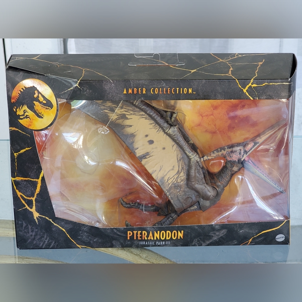 Jurassic World Toys Amber Collection Pteranodon 6" Collectible Dinosaur